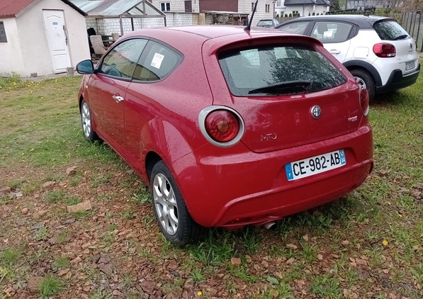 Alfa Romeo Mito cena 7200 przebieg: 240000, rok produkcji 2012 z Warszawa małe 22